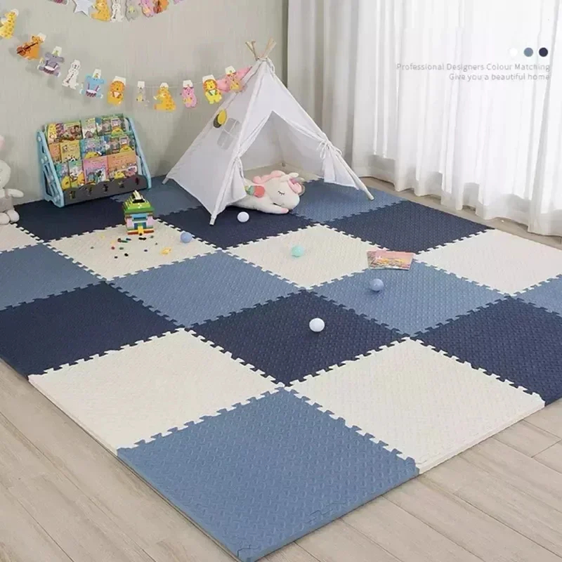 Play Mat - 8-16 個教育ベビーパズルプレイマット 30x1cm EVA フォーム子供用カーペットベベマットレスボタン留めベビーブランケットおもちゃ子供用