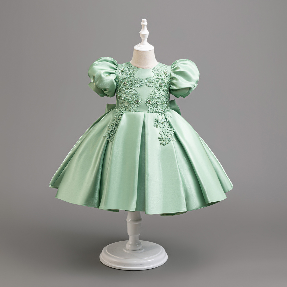 Baby Products Manufacturers - 女の子の新しいパーティードレス、子供用フォーマルドレス、キッズフェスティバル服、女の子の服、パフスリーブ