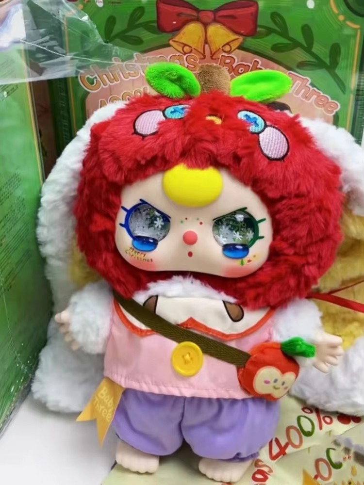 Baby Products For Face - ベイビースリー 400% メリークリスマスシリーズ ビニールフェイス ブラインドボックス ドールトイ