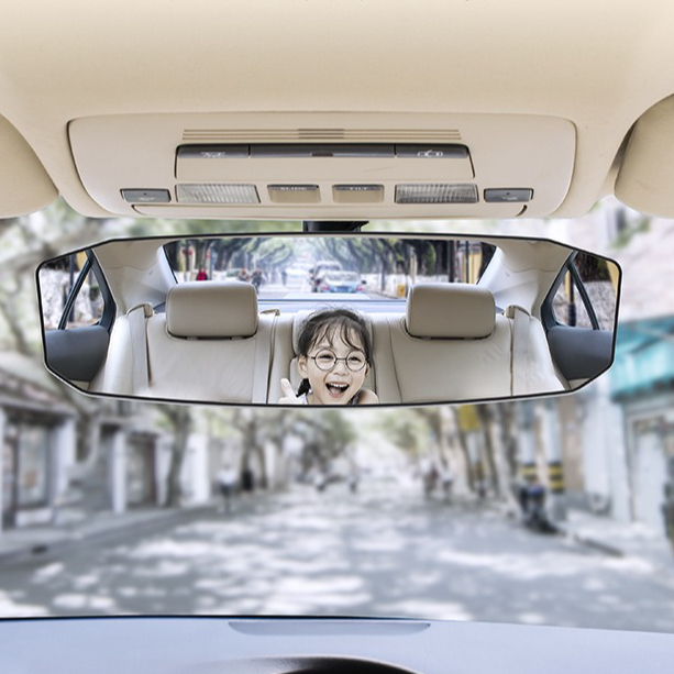 Infant Car Seat Cover - 車のバックミラー視野広角凸面アンチグレア大視野パノラマモニター安全運転観察用チャイルドシート用