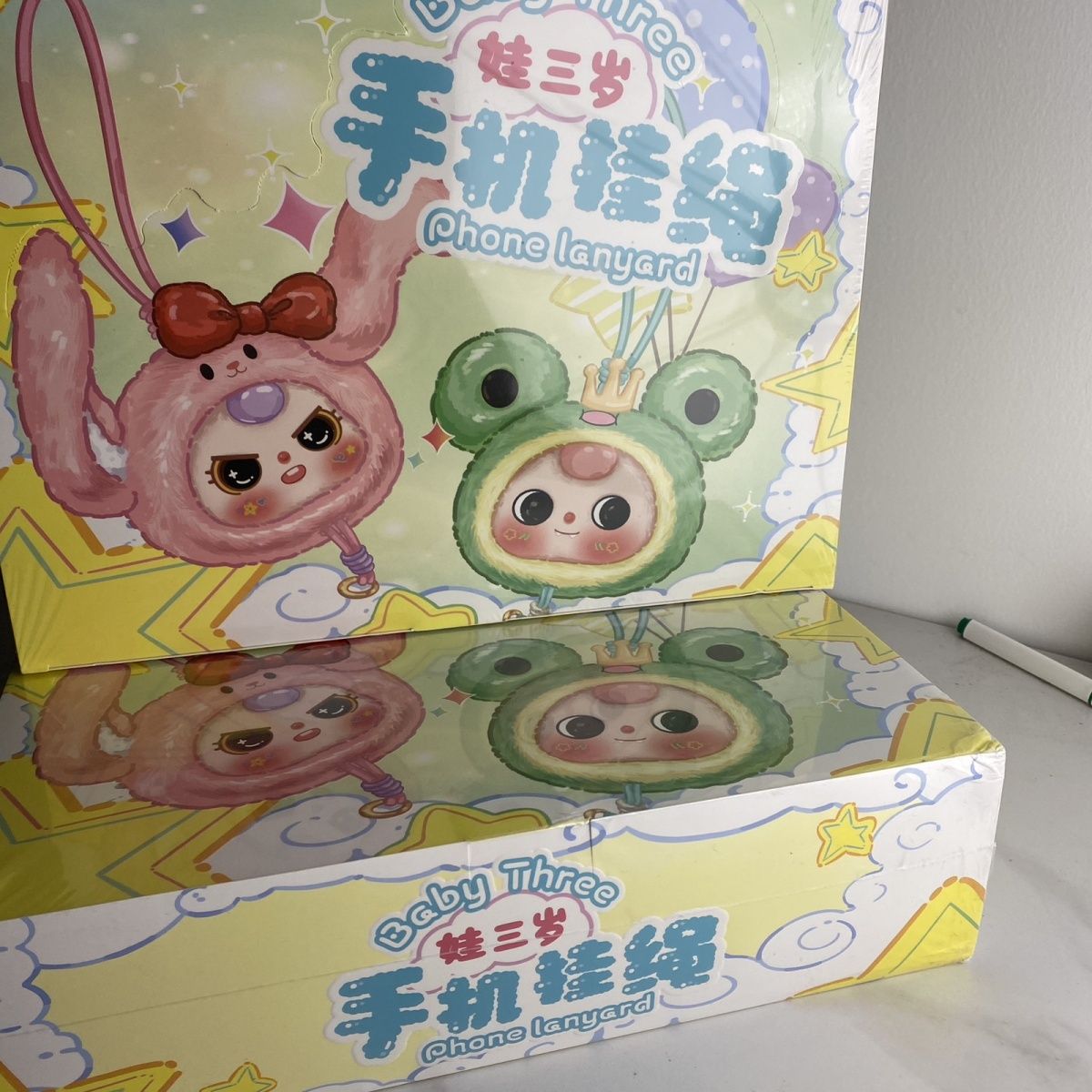 ベイビースリー フォンストラップ ブラインドボックス ビニー - Baby Products For Face のレビューと価格