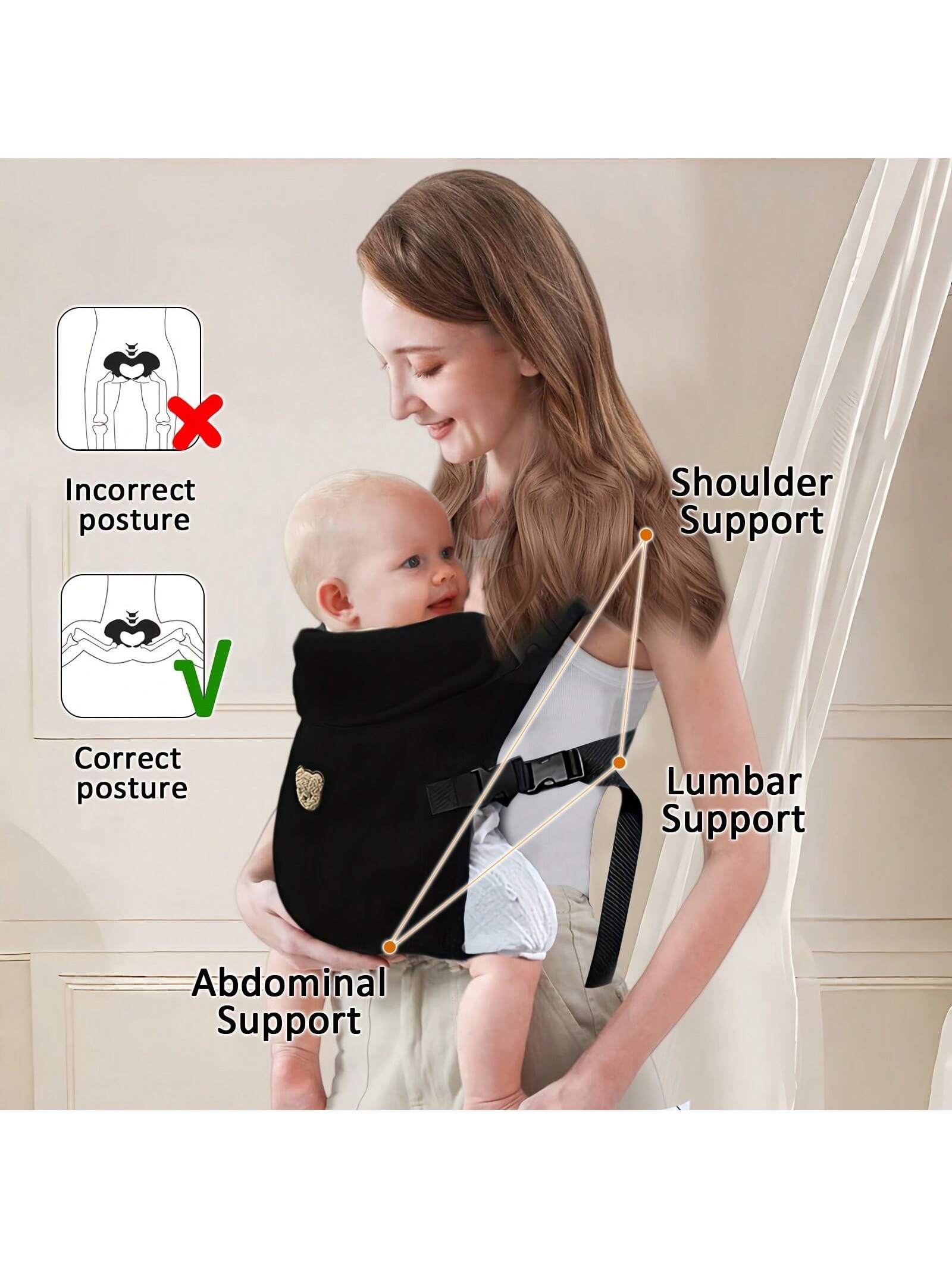 1ピース物理工学多機能ベビーキャリア - 4-in-1ポータ - Ergonomic Baby Carrier のレビューと価格