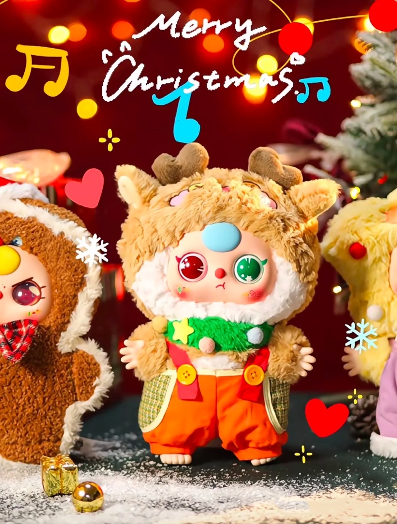 ベイビースリー 400% メリークリスマスシリーズ ビニール - Baby Products For Face のレビューと価格