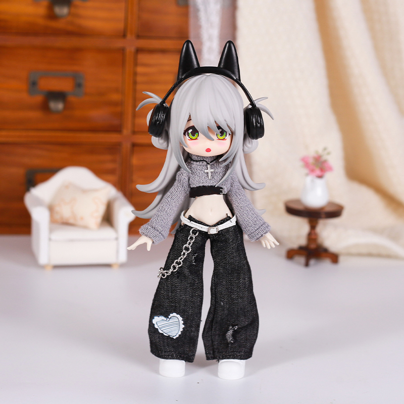 Bjd 人形服ストリートファッション気質ジーンズベストセータ - Baby Products Manufacturers のレビューと価格