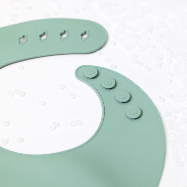 インベビーよだれかけ BPA フリー防水ソフトシリコーン唾液 - Silicone Baby Bibs のレビューと価格