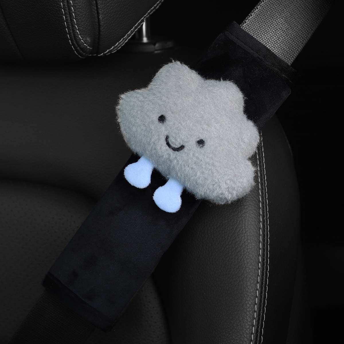 雲の形をしたぬいぐるみ車のショルダーカバー、柔らかく快適なベ - Infant Car Seat Cover のレビューと価格