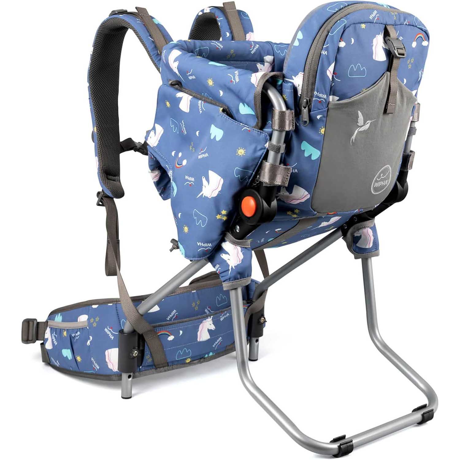 超軽量ベビーバックパックキャリア、安全シート付き幼児用ハイキ - Ergonomic Baby Carrier のレビューと価格
