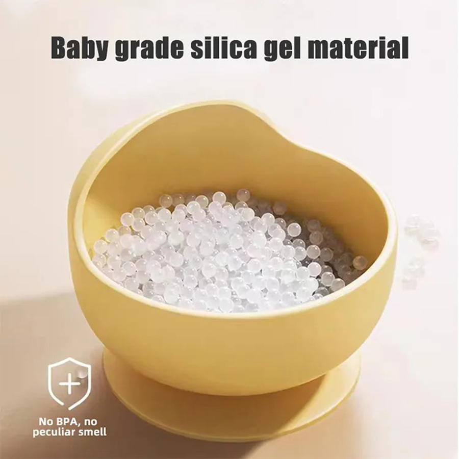 1pc ベビーフードグレードのシリコンボウル吸引付きステイプ - Baby Products For Face のレビューと価格