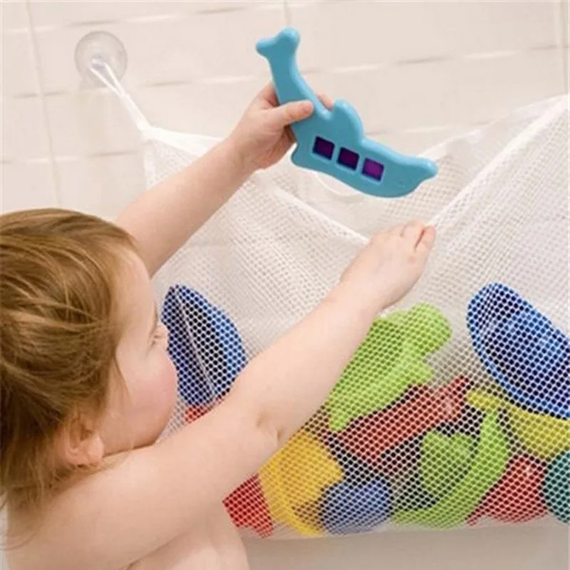 ベビーバスルームメッシュバスバッグ子供漫画バスケットネット子 - Baby Products For Bathing のレビューと価格