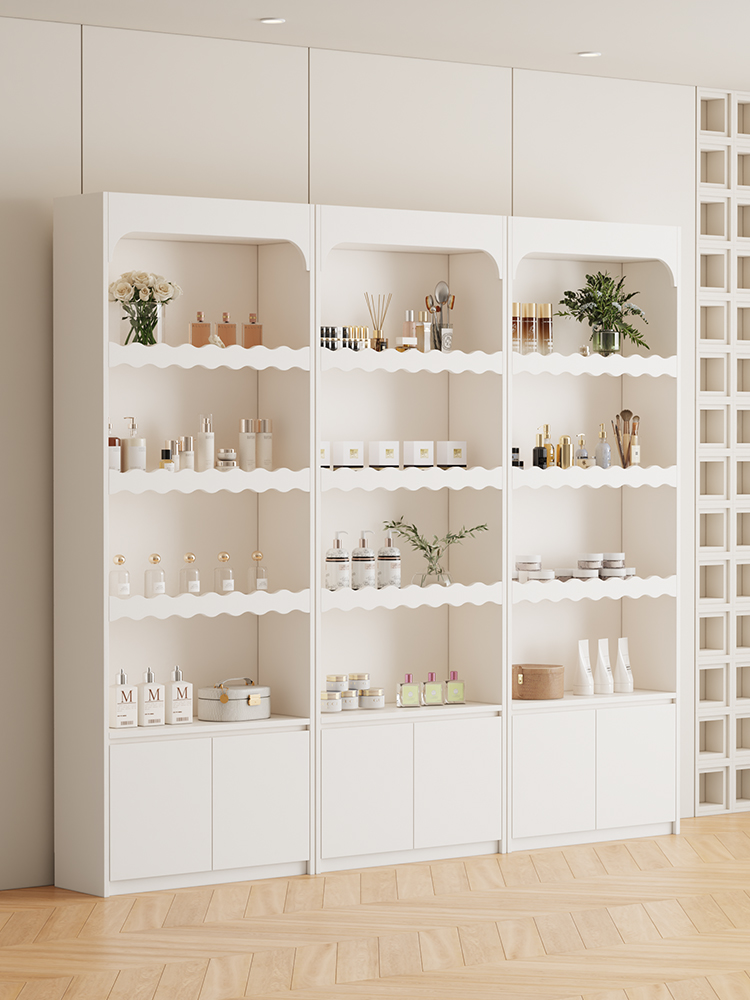 スキンケア化粧品陳列棚 美容室 ネイルアート陳列棚 白色 マ - Baby Products Skin Care のレビューと価格