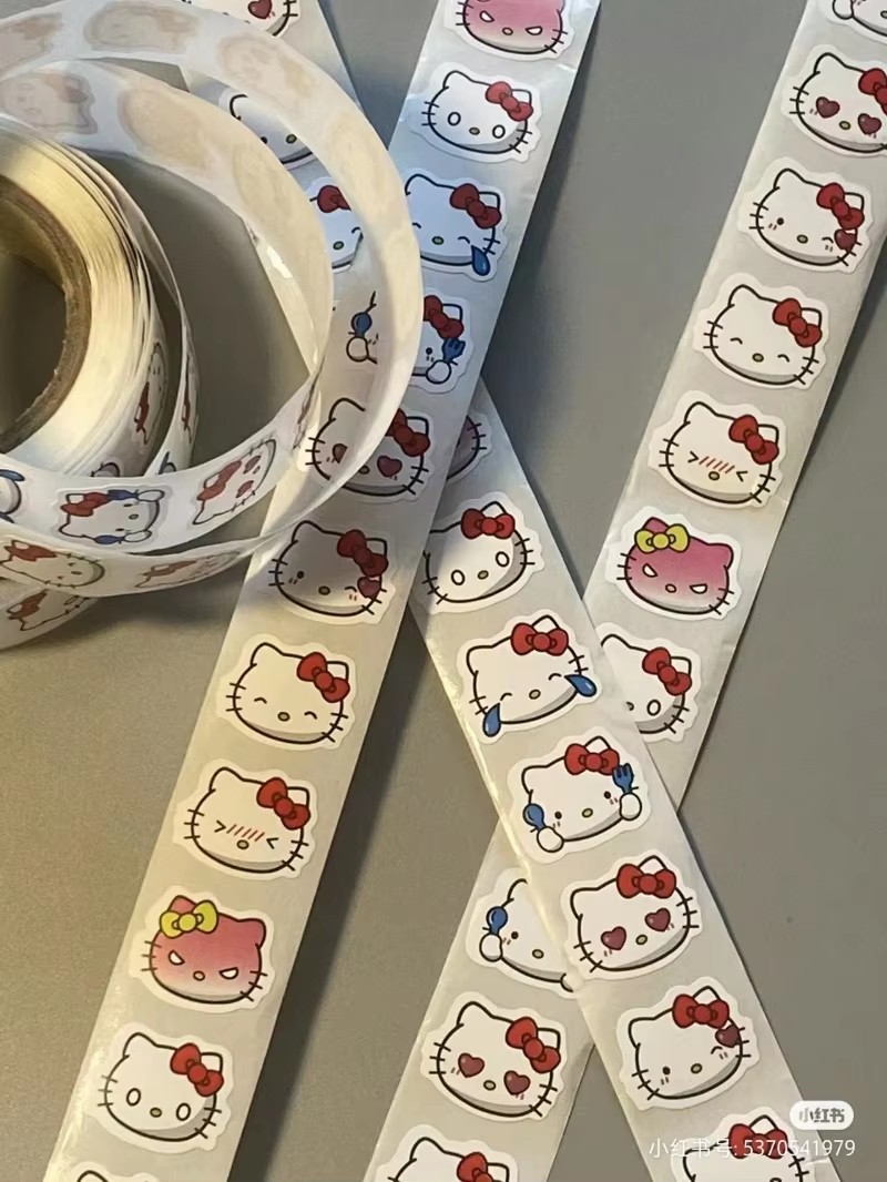 500 個ハローキティかわいいステッカー漫画アニメ文具画材パ - Baby Products For Bathing のレビューと価格