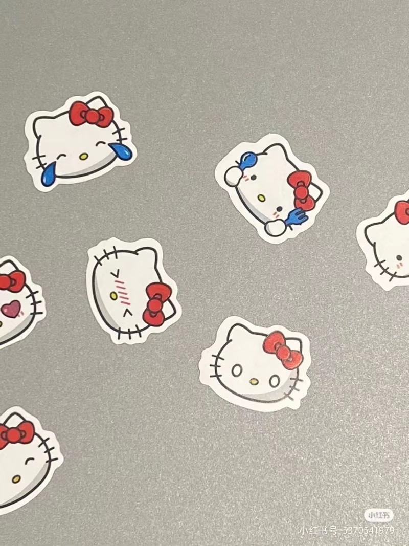 500 個ハローキティかわいいステッカー漫画アニメ文具画材パ - Baby Products For Bathing のレビューと価格